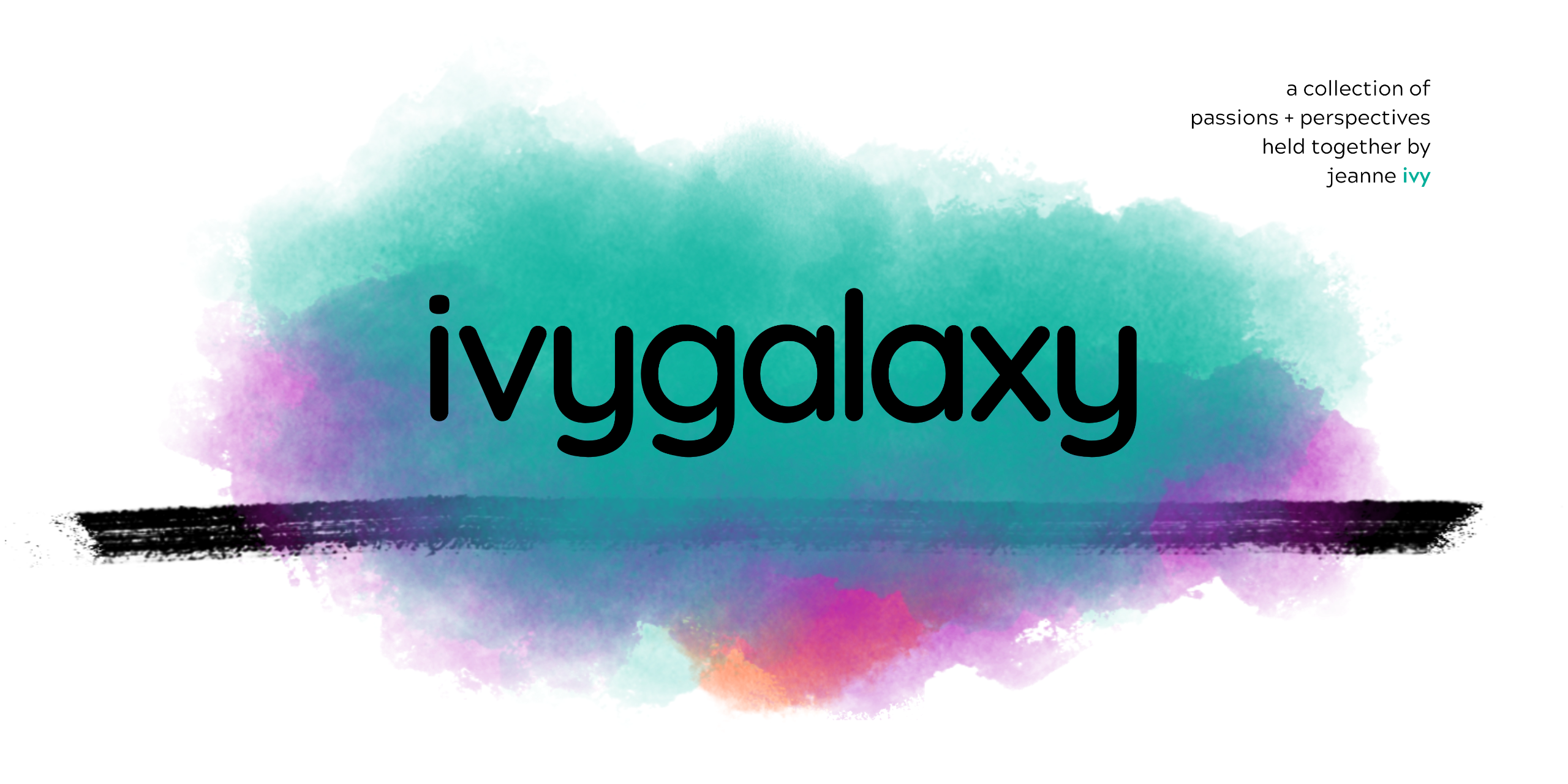 Watercolor Logo for IvyGalaxy